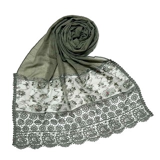 Limited Stock - Fashionable Designer stole | Grey